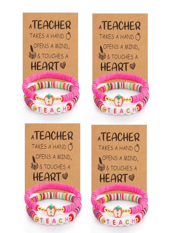 Bluckincle Teacher Appreciation Gifts - Christmas,Valentine,Easter,Graduation Thank You Back to School End of Year Last Day Welcome Thanksgiving,Teacher Bracelet for Preschool Kindergarten Daycare - Image 1